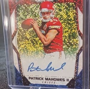 2017 Panini Prizm Patrick Mahomes Rookie Novelty Card
